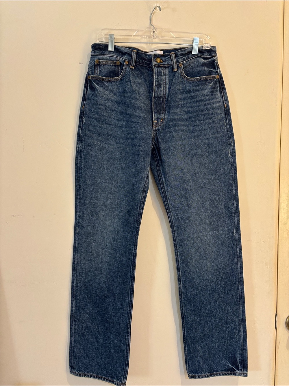 Classic Madewell Alexa Chung women’s Dark Blue Straight-Leg Jeans size 28